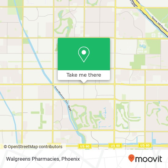 Walgreens Pharmacies map