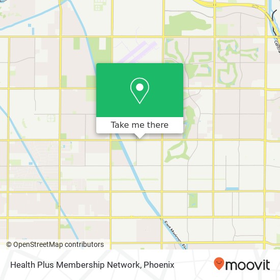 Mapa de Health Plus Membership Network