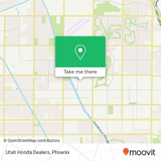 Mapa de Utah Honda Dealers