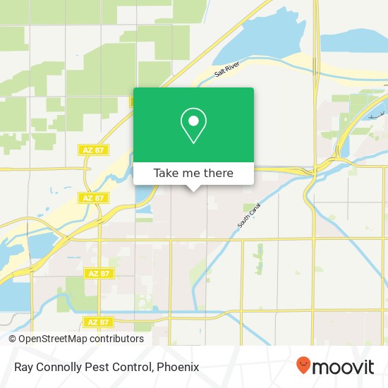 Ray Connolly Pest Control map