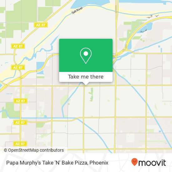 Papa Murphy's Take 'N' Bake Pizza map