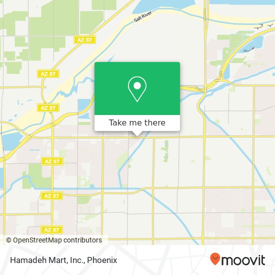 Mapa de Hamadeh Mart, Inc.