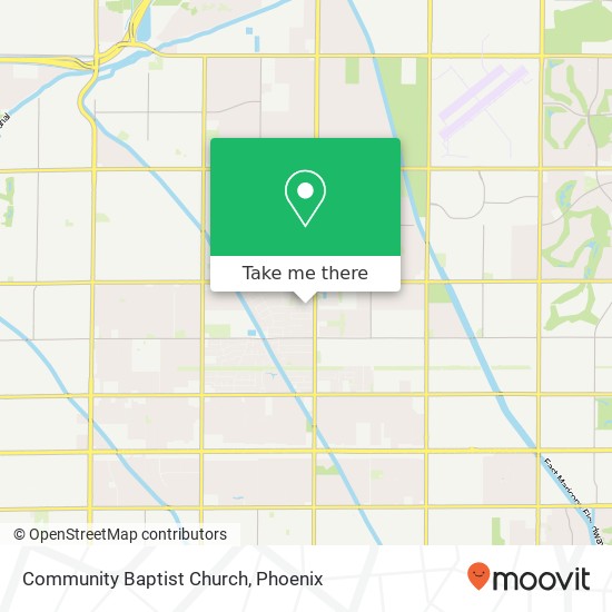 Mapa de Community Baptist Church