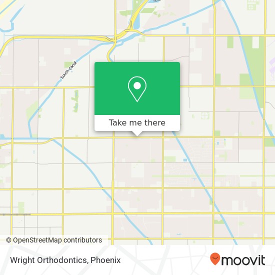 Wright Orthodontics map