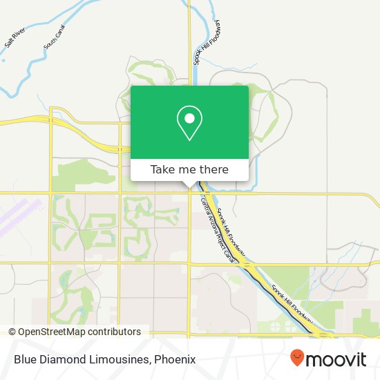 Blue Diamond Limousines map