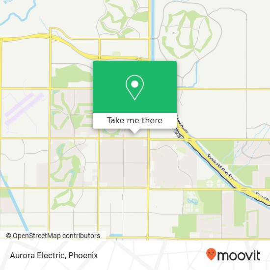 Aurora Electric map