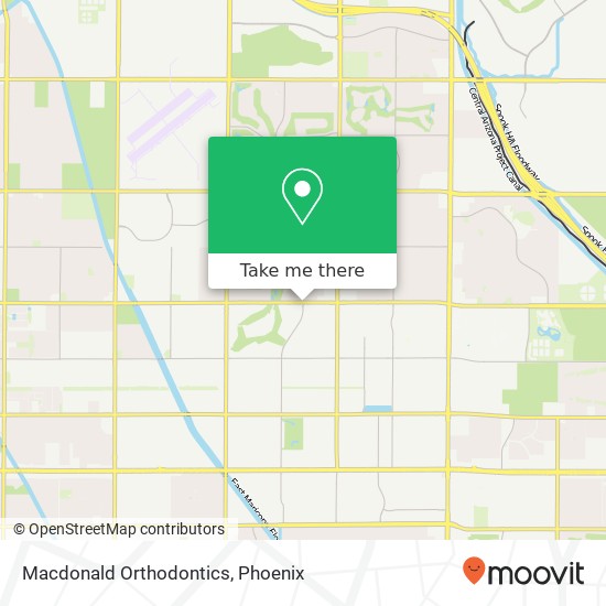 Macdonald Orthodontics map