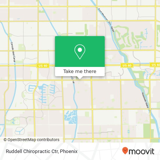 Ruddell Chiropractic Ctr map