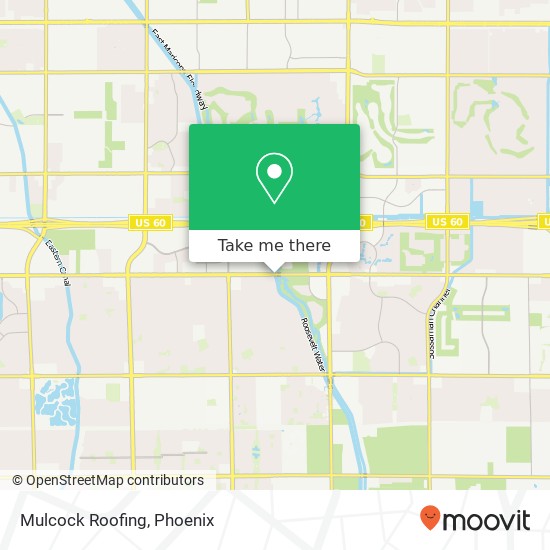 Mulcock Roofing map