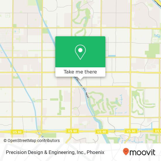 Precision Design & Engineering, Inc. map