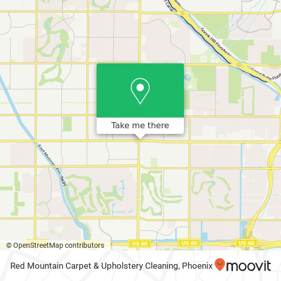 Red Mountain Carpet & Upholstery Cleaning map