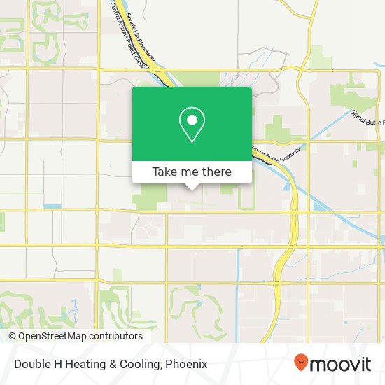 Double H Heating & Cooling map