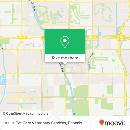 Mapa de Value Pet Care Veterinary Services