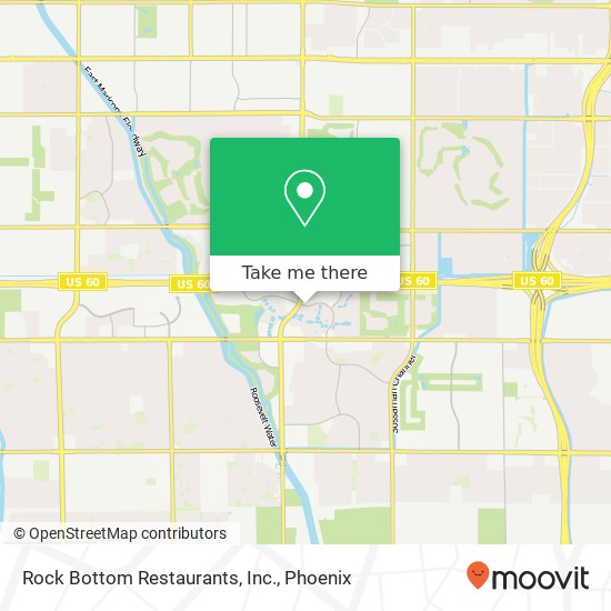 Mapa de Rock Bottom Restaurants, Inc.