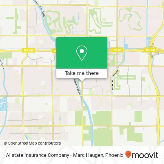 Allstate Insurance Company - Marc Haugen map