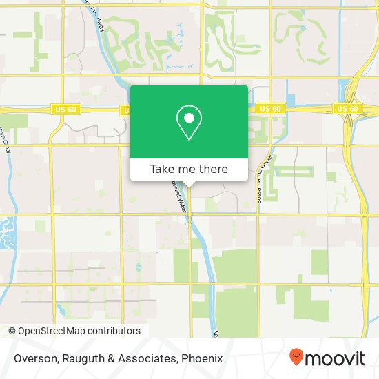 Overson, Rauguth & Associates map