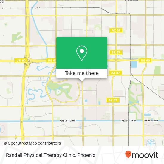 Randall Physical Therapy Clinic map