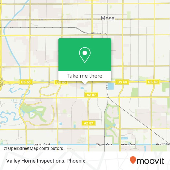 Mapa de Valley Home Inspections