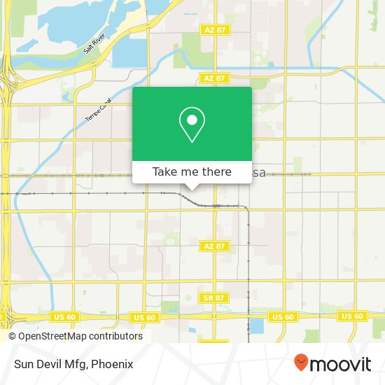 Sun Devil Mfg map