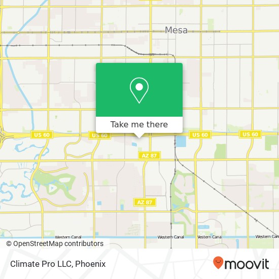 Mapa de Climate Pro LLC