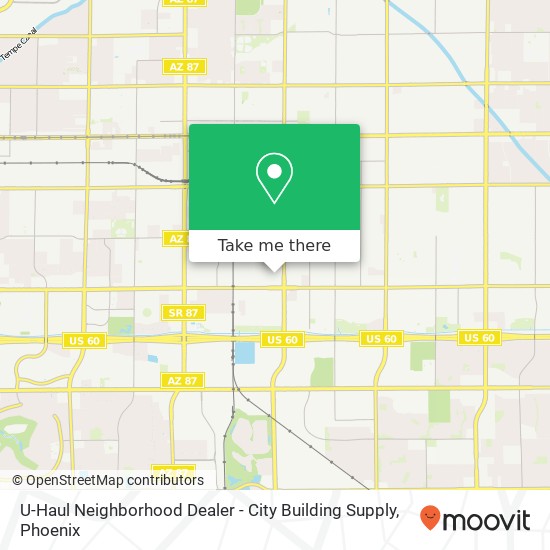 U-Haul Neighborhood Dealer - City Building Supply map