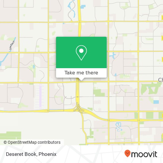 Deseret Book map