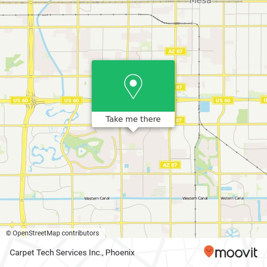 Carpet Tech Services Inc. map