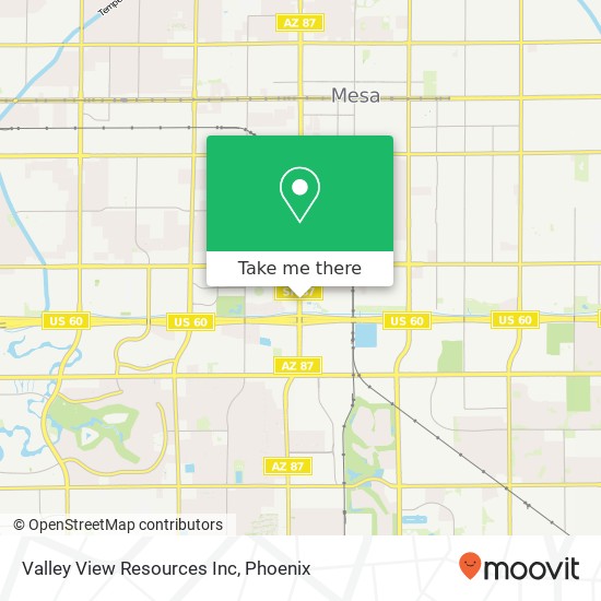 Mapa de Valley View Resources Inc