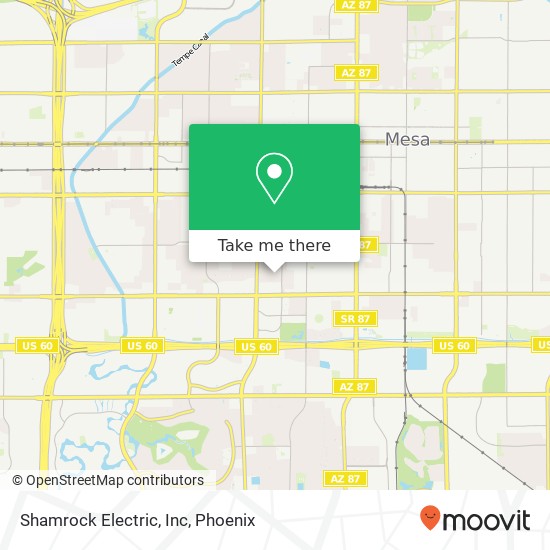 Shamrock Electric, Inc map