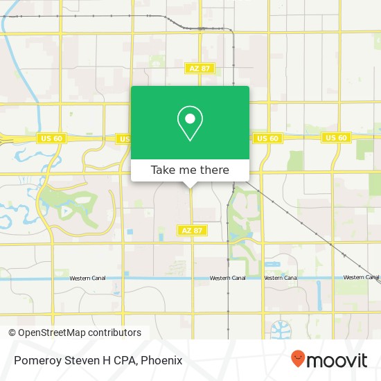 Pomeroy Steven H CPA map