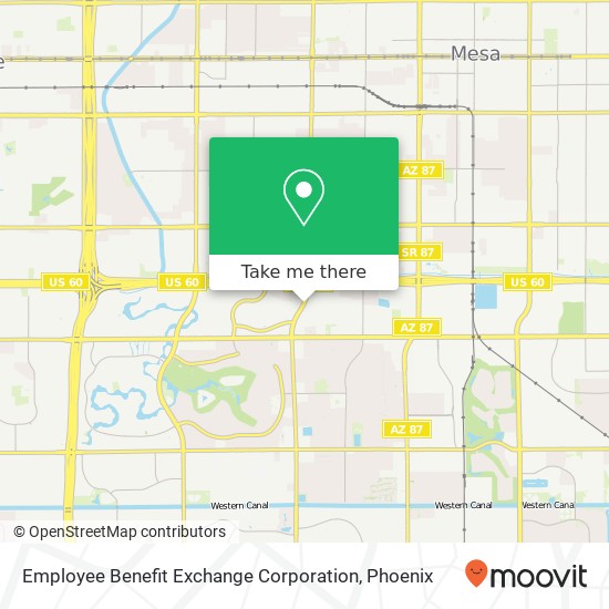 Mapa de Employee Benefit Exchange Corporation