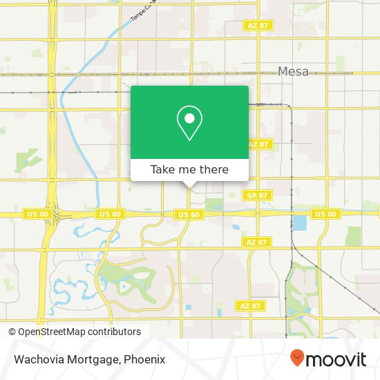 Wachovia Mortgage map