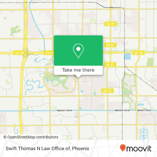 Mapa de Swift Thomas N Law Office of