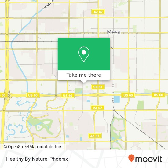 Healthy By Nature map