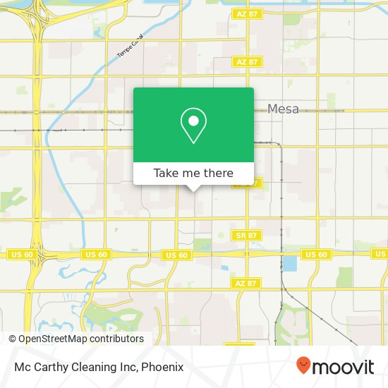 Mc Carthy Cleaning Inc map