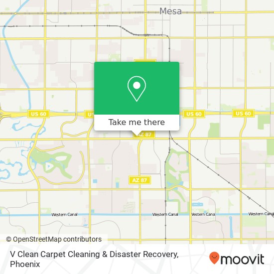 V Clean Carpet Cleaning & Disaster Recovery map