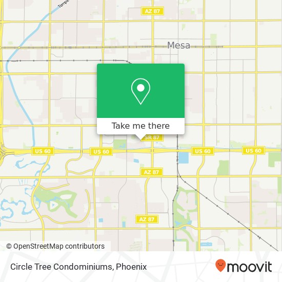 Mapa de Circle Tree Condominiums