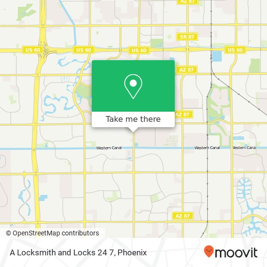 A Locksmith and Locks 24 7 map