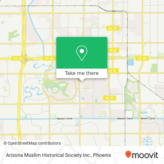 Arizona Muslim Historical Society Inc. map