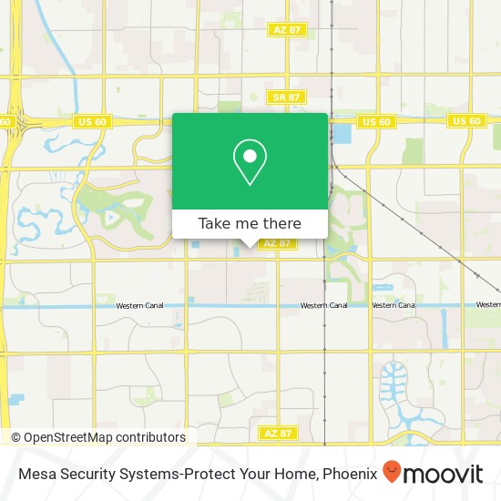 Mapa de Mesa Security Systems-Protect Your Home