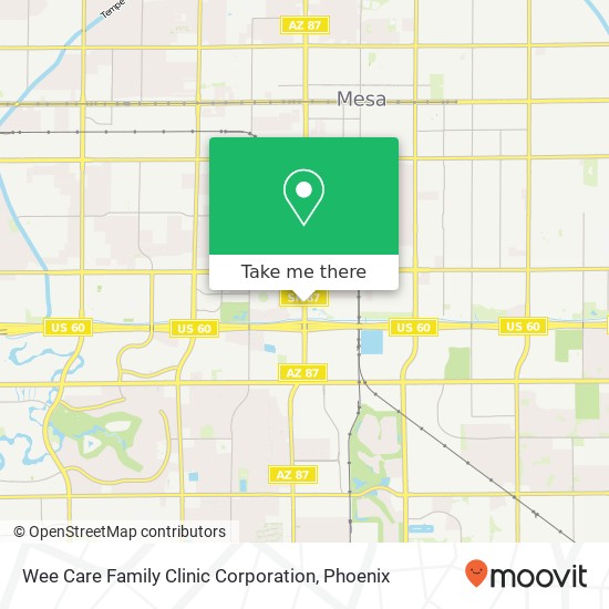 Mapa de Wee Care Family Clinic Corporation