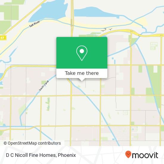 D C Nicoll Fine Homes map