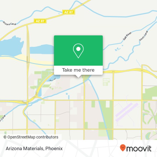 Arizona Materials map