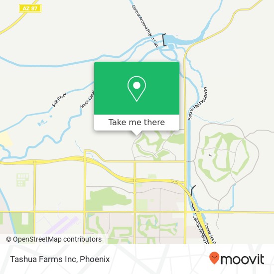 Mapa de Tashua Farms Inc