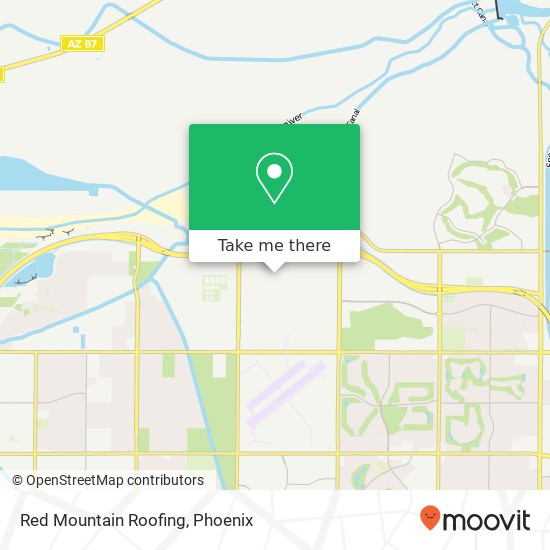 Red Mountain Roofing map