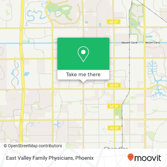 East Valley Family Physicians map