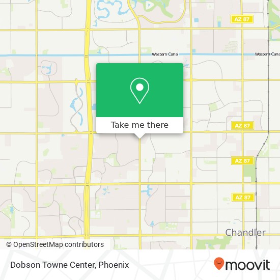 Dobson Towne Center map