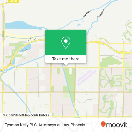 Mapa de Tysman Kelly PLC, Attorneys at Law