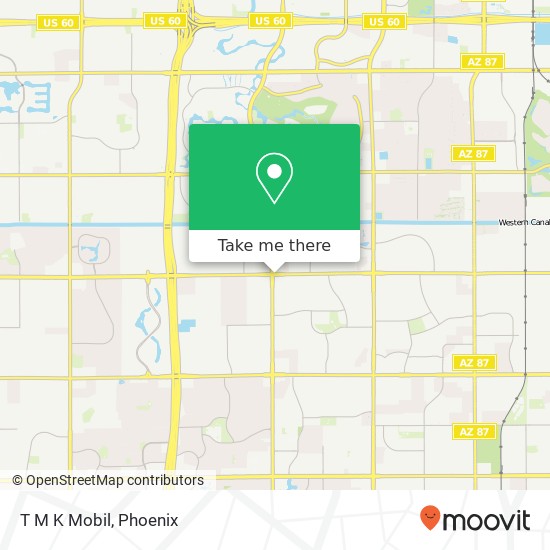 T M K Mobil map