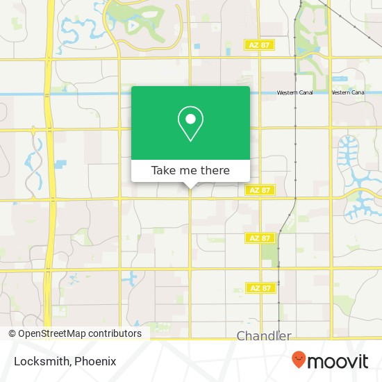 Locksmith map